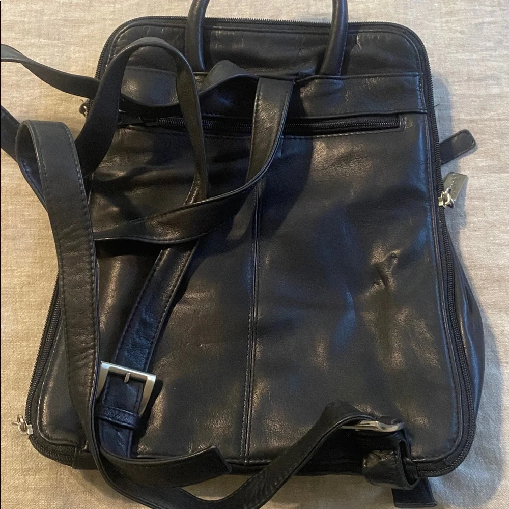 Tignanello leather backpack purse